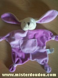 Cmp Lapin Rose mauve petite poche rose - Très bon état