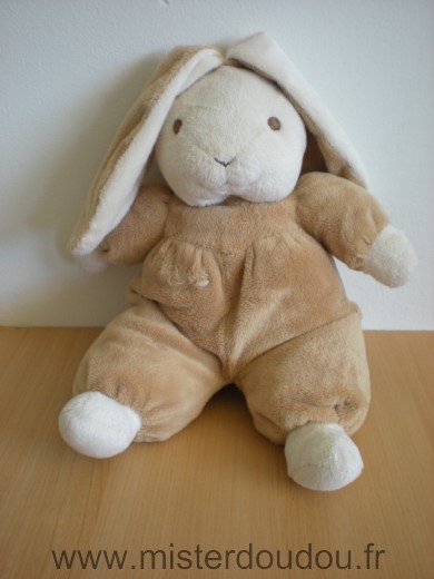 Cp international Lapin Marron beige brode baby - Très bon état