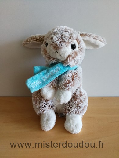 Créations dani Lapin Beige blanc chine - Très bon état