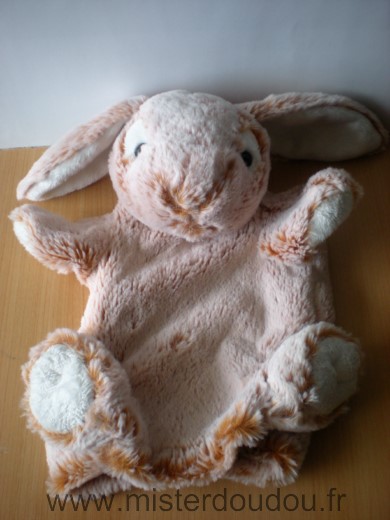 Créations dani Lapin Marron roux chine blanc - Très bon état