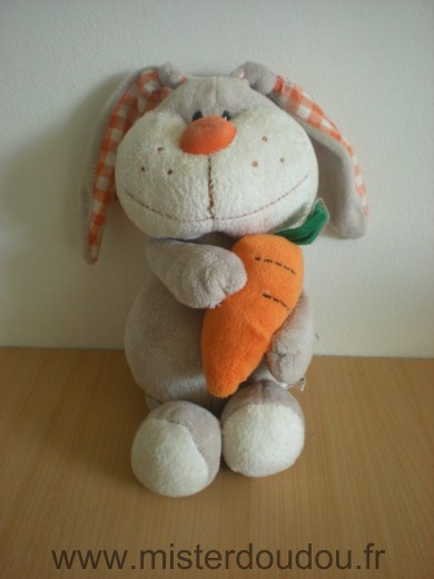 Credit agricole Lapin Beige carotte orange - Très bon état