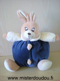 Credit agricole Lapin Bleu beige - Très bon état