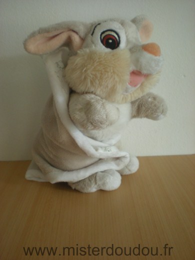 Disney Lapin Pan pan gris blanc couverture - Très bon état