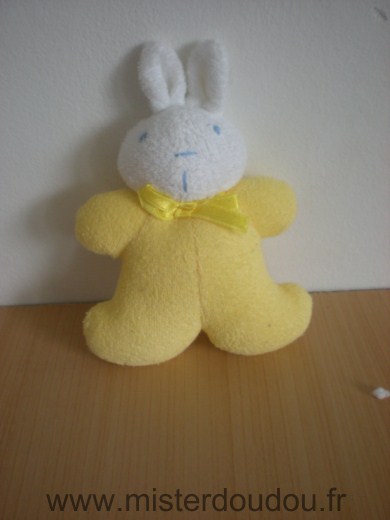 Dodie Lapin Jaune blanc - Très bon état