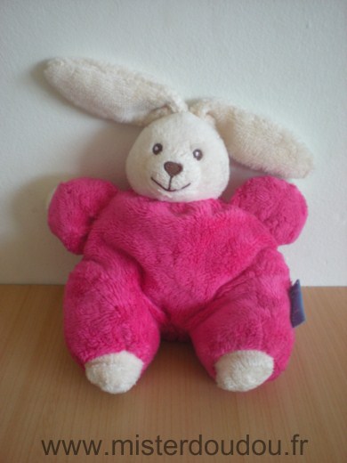Doudi Lapin Rose fushia - Très bon état