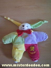 Lapin Arlequin Doudou et compagnie