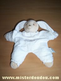 Doudou et compagnie Lapin Blanc beige - Très bon état