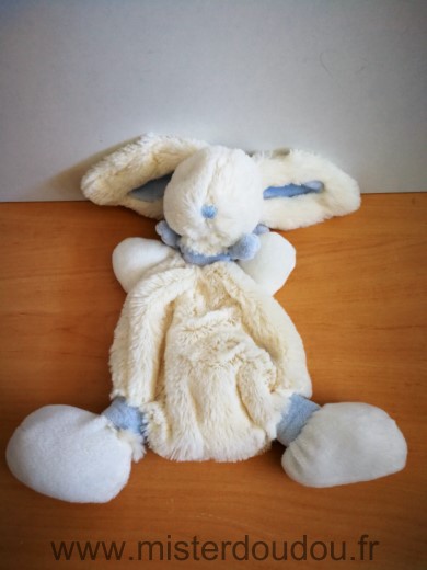 Lapin Blanc bleu Doudou et compagnie