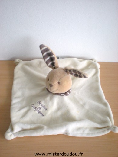 Lapin Ecru marron Doudou et compagnie