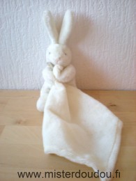 Lapin Ecru mouchoir ecru Doudou et compagnie