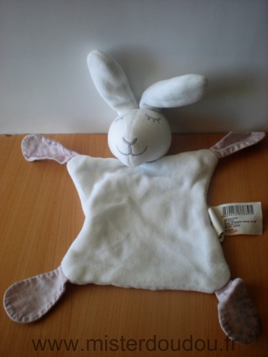 Du pareil au même Lapin Blanc rose dpam dormeur - Très bon état