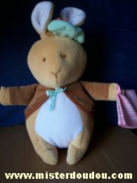 Eden Lapin Beige marron blanc - Très bon état