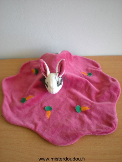 Egmont toys Lapin Rose carottes oranges - Très bon état