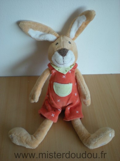 Egmont toys Lapin Salopette orange - Très bon état