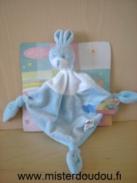 Eluz Lapin Bleu blanc coeurs bleu - Neuf