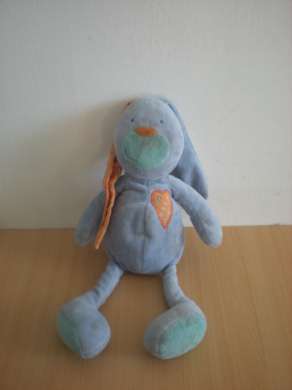 Eveil et jeux Lapin Bleu orange - Mauvais état