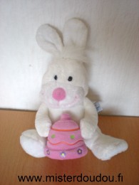 Gipsy Lapin Blanc cloche rose - Très bon état