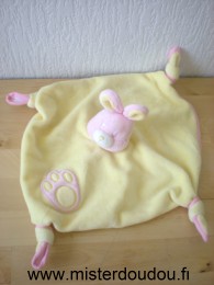 Gipsy Lapin Jaune rose dessus blanc dessous - Très bon état