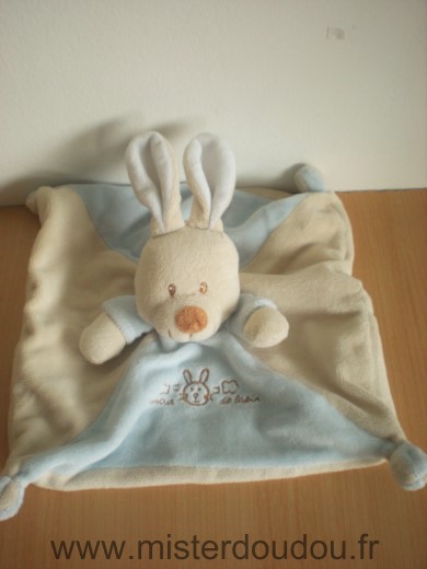 Vetir Lapin Beige bleu un amour de lapin - Très bon état