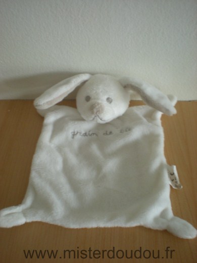Grain de ble Lapin Blanc oreilles beiges - Très bon état