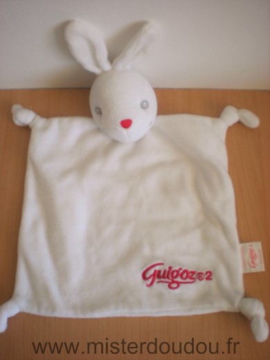 Lapin Blanc guigoz 2 en rouge Guigoz