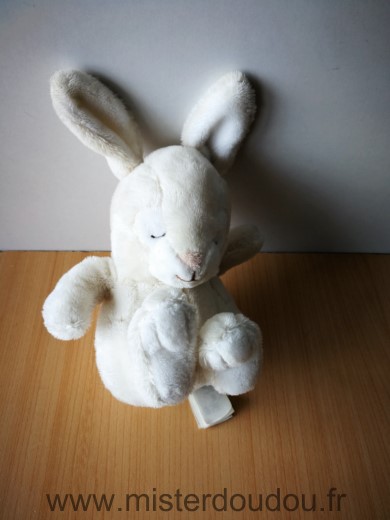 H et m Lapin Beige blanc dormeur - Très bon état