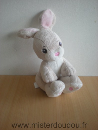 H et m Lapin Beige rose - Très bon état