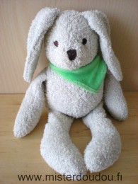 Joual Lapin Beige foulard vert - Très bon état