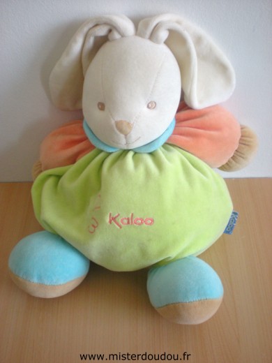 Kaloo Lapin 123 vert orange bleu - Très bon état