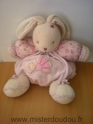 Kaloo Lapin Rose fleur - Très bon état