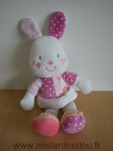 Kiabi baby Lapin Rose blanc - Très bon état
