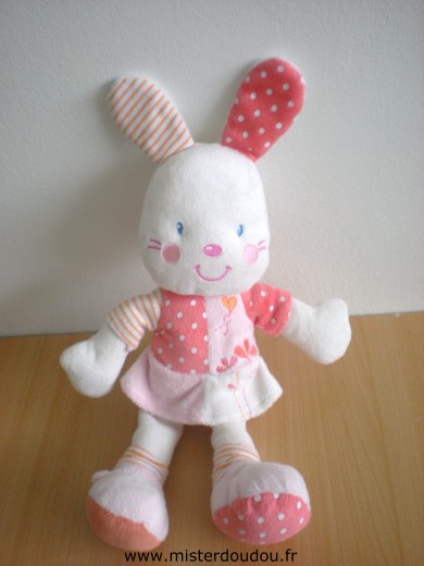 Kiabi baby Lapin Rose blanc - Très bon état