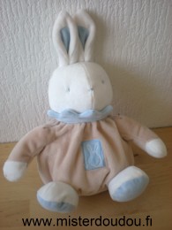 Lapin Beige bleu blanc col bleu Klorane