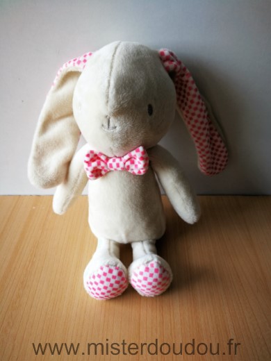 Klorane Lapin Beige oreilles vichy rose - Très bon état