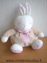 Lapin Beige rose blanc col rose Klorane