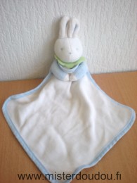 Lapin Blanc bleu col vert mouchoir blanc Klorane