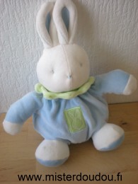 Lapin Bleu blanc col vert Klorane