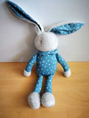 Lapin Bleu gris etoiles Klorane