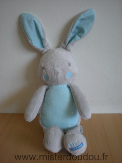 Lapin Bleu gris etoiles blanches Klorane