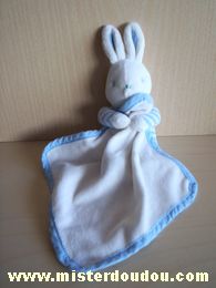 Lapin Bleu rayé blanc mouchoir blanc Klorane