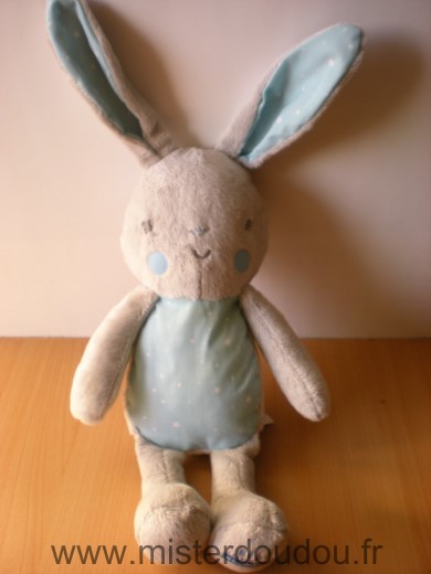 Lapin Gris bleu etoiles blanches Klorane