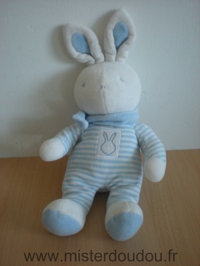 Lapin Rayé bleu blanc Klorane