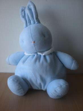 Lapin Rayé bleu blanc Klorane