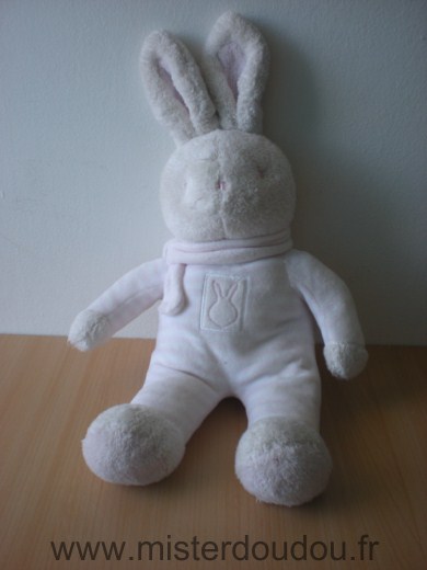 Klorane Lapin Rayé rose blanc - Très bon état