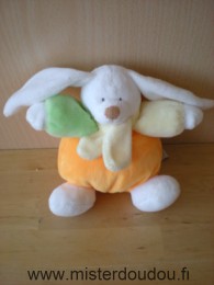 Lascar Lapin Orange blanc vert jaune - Très bon état
