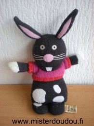 Latitude Lapin En tricot marron foncé pull rose rouge - Bon état