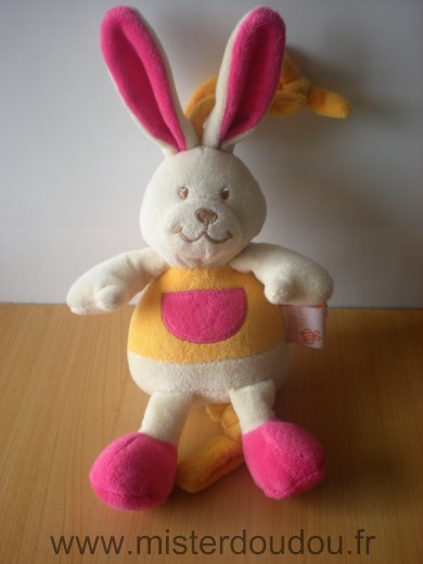 Les maternelles Lapin Jaune rose - Très bon état