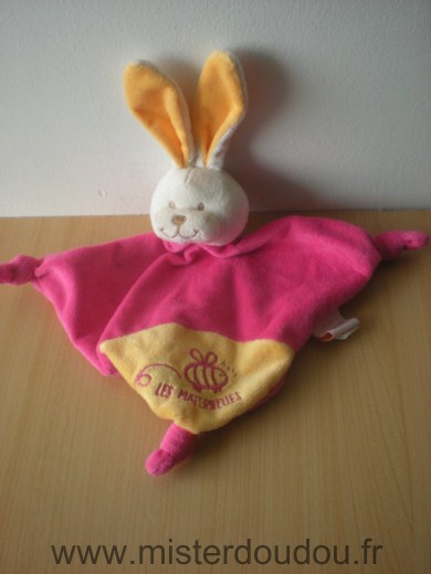 Les maternelles Lapin Rose jaune brosé les maternelles - Très bon état