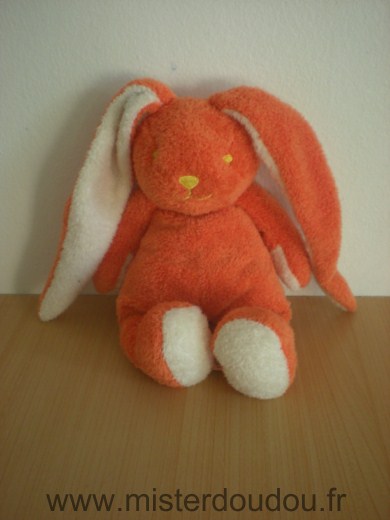 Logitoys Lapin Blanc orange - Très bon état