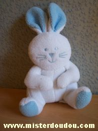 Lapin Blanc bleu Marque Inconnue